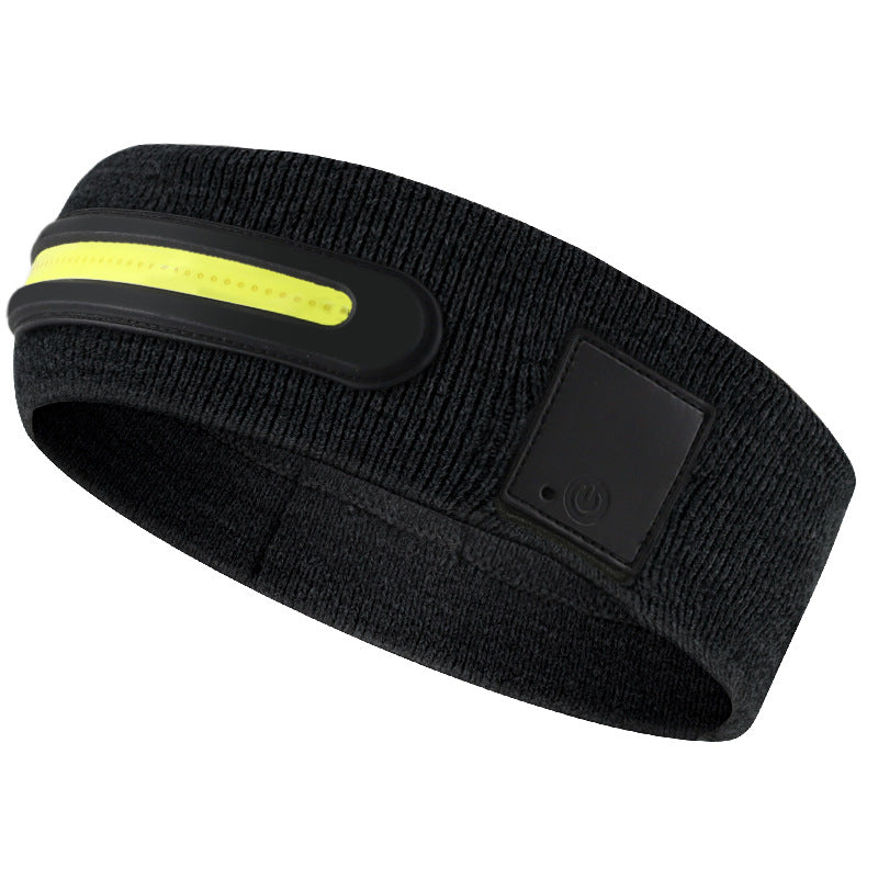LED Rechargeable Running Headlamp Headband Waterproof 3 Modes USB Hiking Light