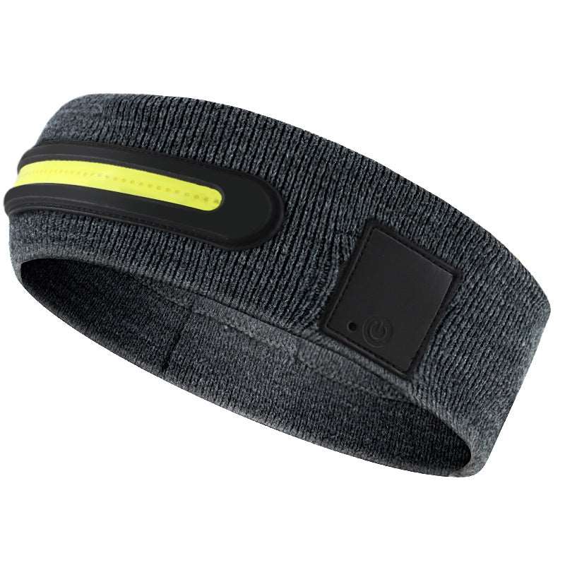 LED Rechargeable Running Headlamp Headband Waterproof 3 Modes USB Hiking Light