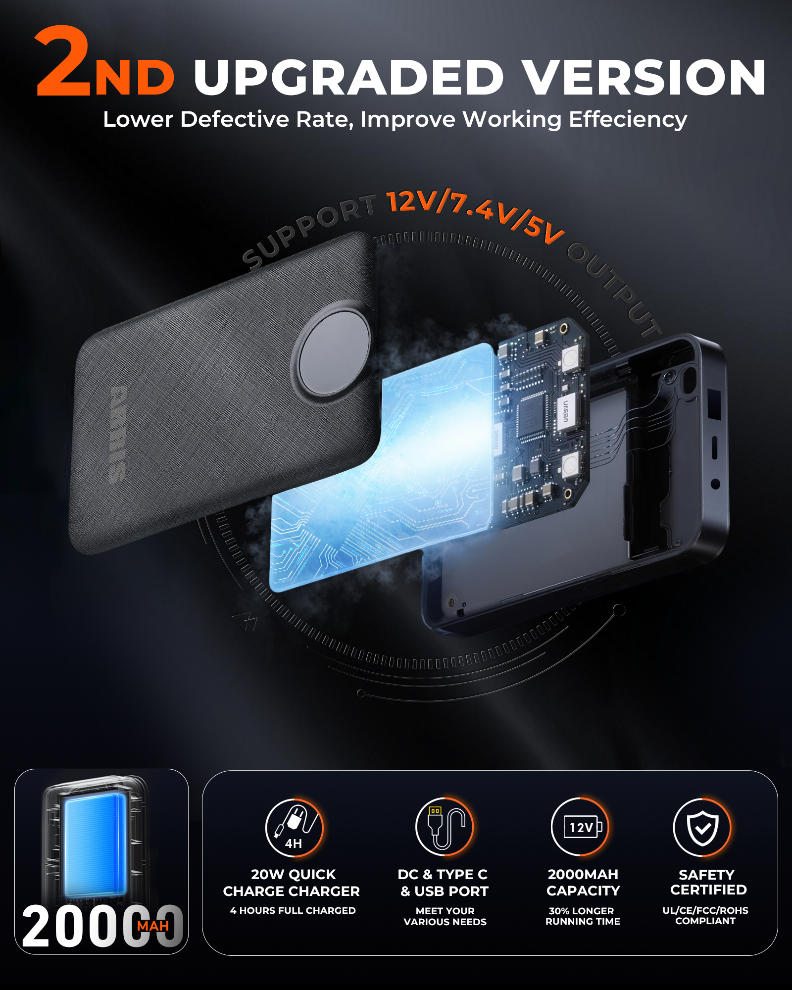 ARRIS 12V Graphene-Enhanced Heated Vest with Patented Size Adjustable Design