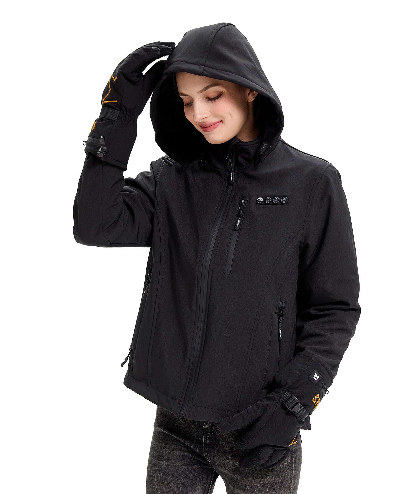 heated jacket with multi pockets