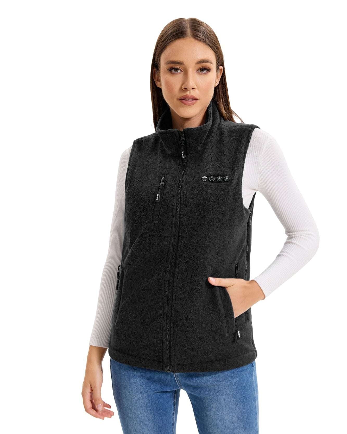 ARRIS 7.4V Fleece Heated Vest for Men + Fleece Vest for Women Holiday Boundle Sale Combo