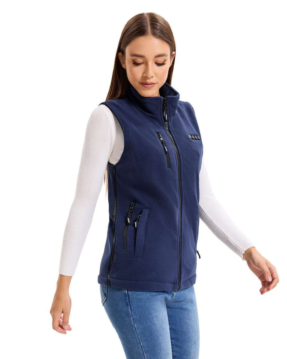 ARRIS 7.4V Battery Heated Vest Size Adjustable Fleece Vest for Men+Women Combo Sale