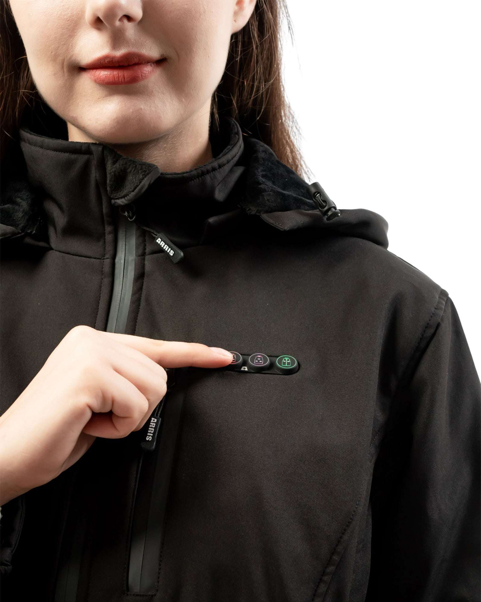 heated jacket with smart heating controllers