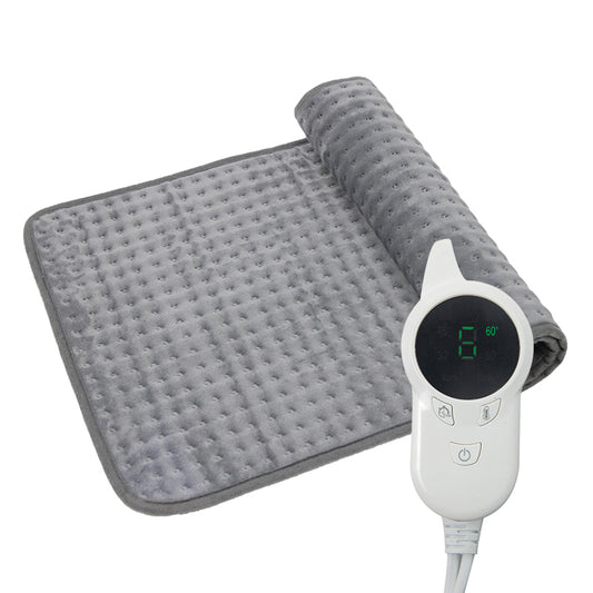 Electric Heating Pad FIR Heating Method with Timer & Temp Controller for Lower Back Pain Relief, Warmth