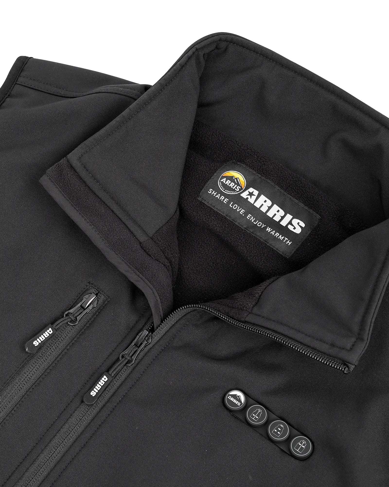 ARRIS Heated Vest for Golf 7.4V Electric Battery Powered Softshell Vest for Men