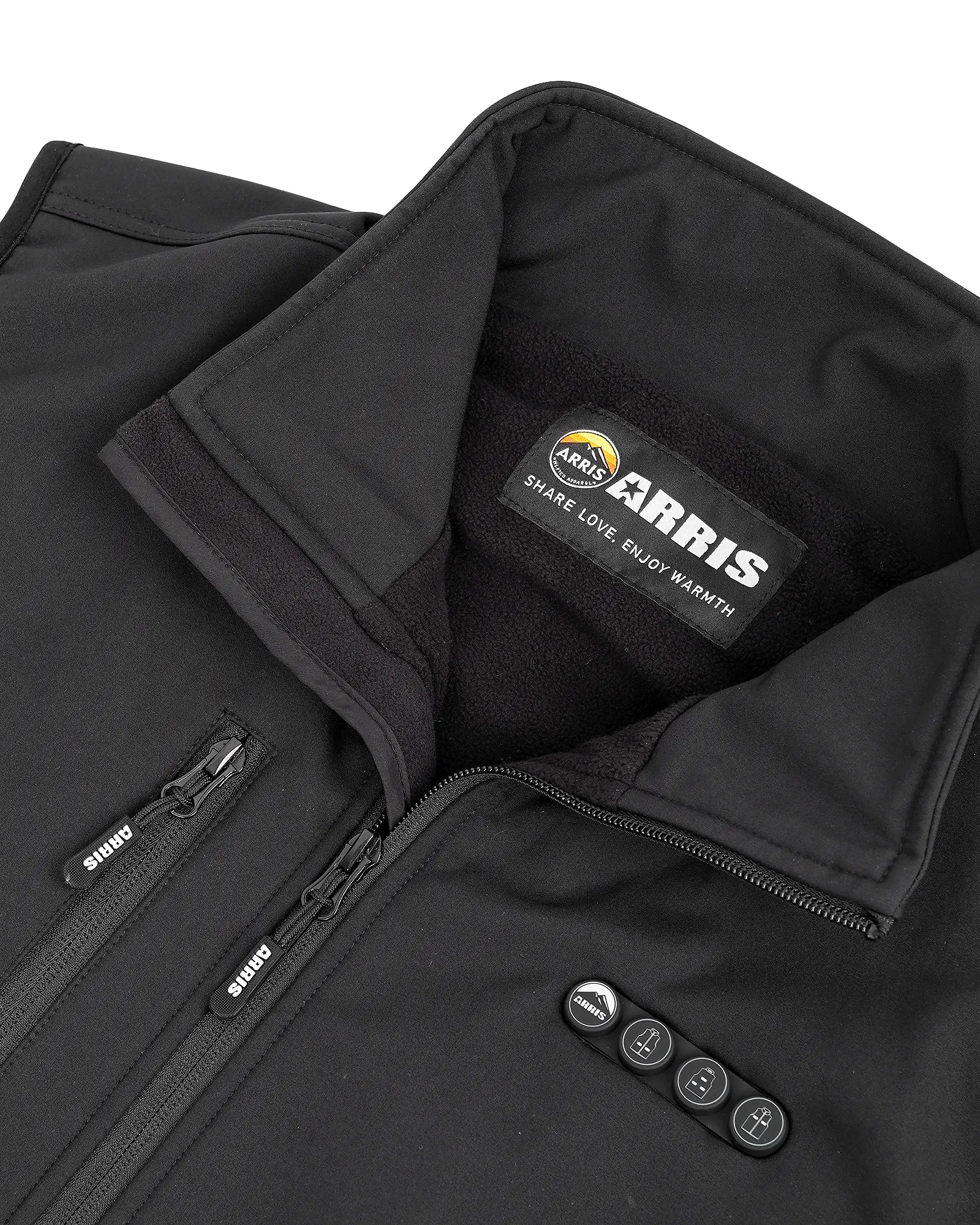 ARRIS Heated Vest for Golf 7.4V Electric Battery Powered Softshell Vest for Men