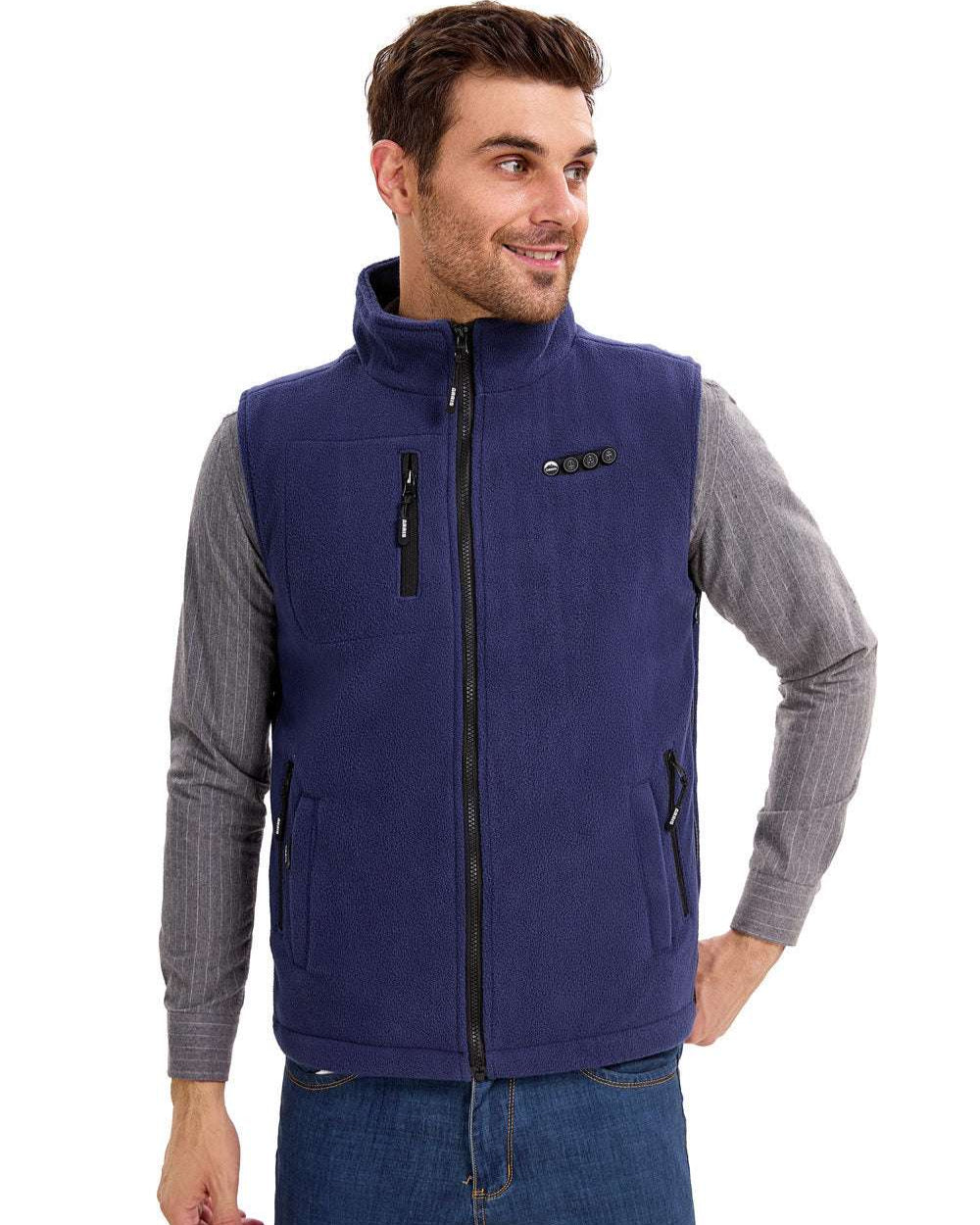 ARRIS 7.4V Battery Heated Vest Size Adjustable Fleece Vest for Men+Women Combo Sale