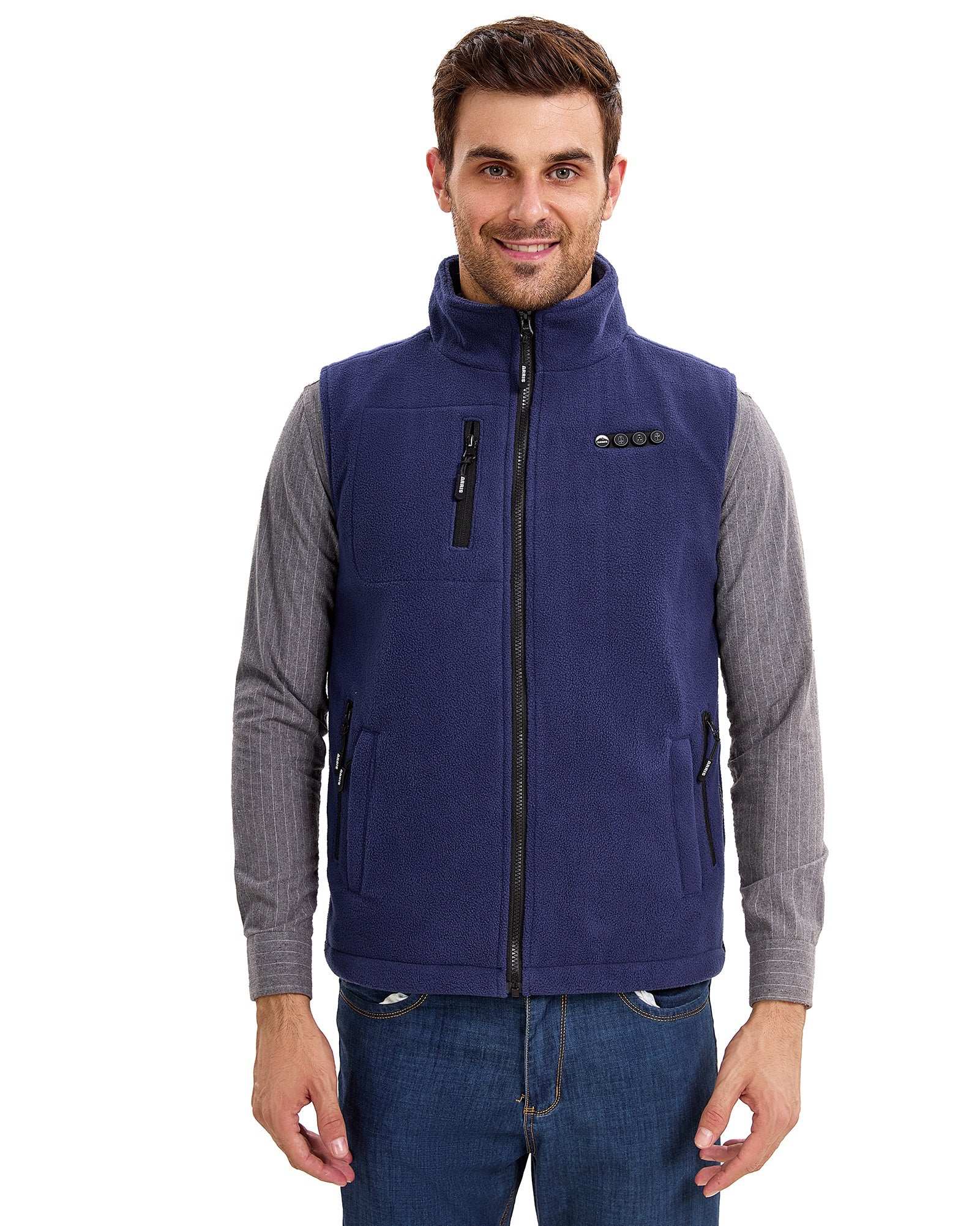 ARRIS heated fleece vest for men