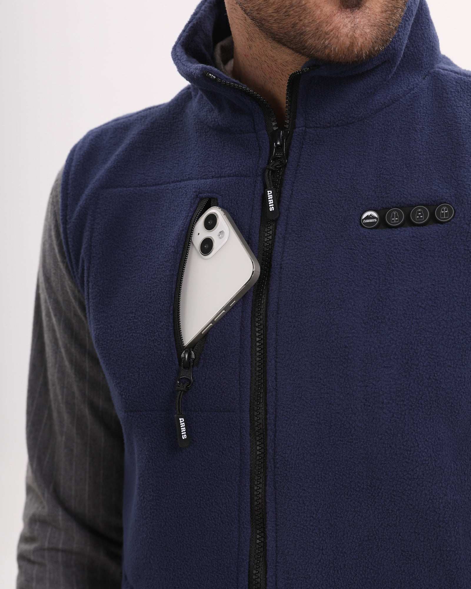 arris heated vests have multi pockets