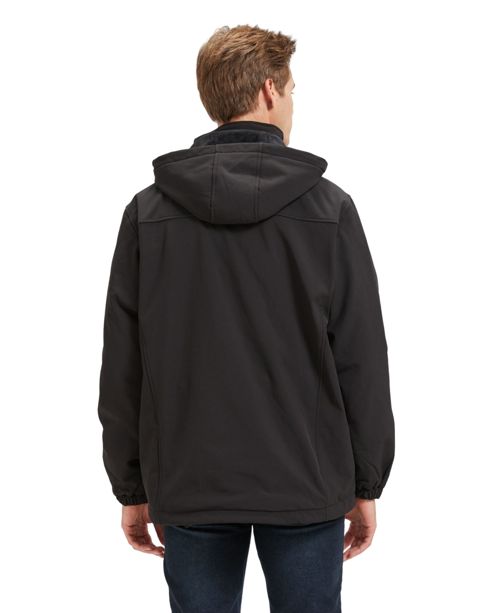 winter fashion men's jacket with detachable hood