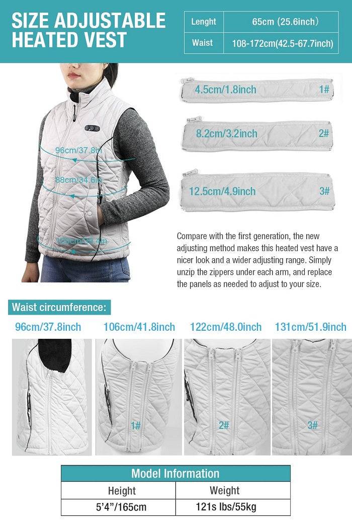 Extend Panel for Women heated vest XA0082