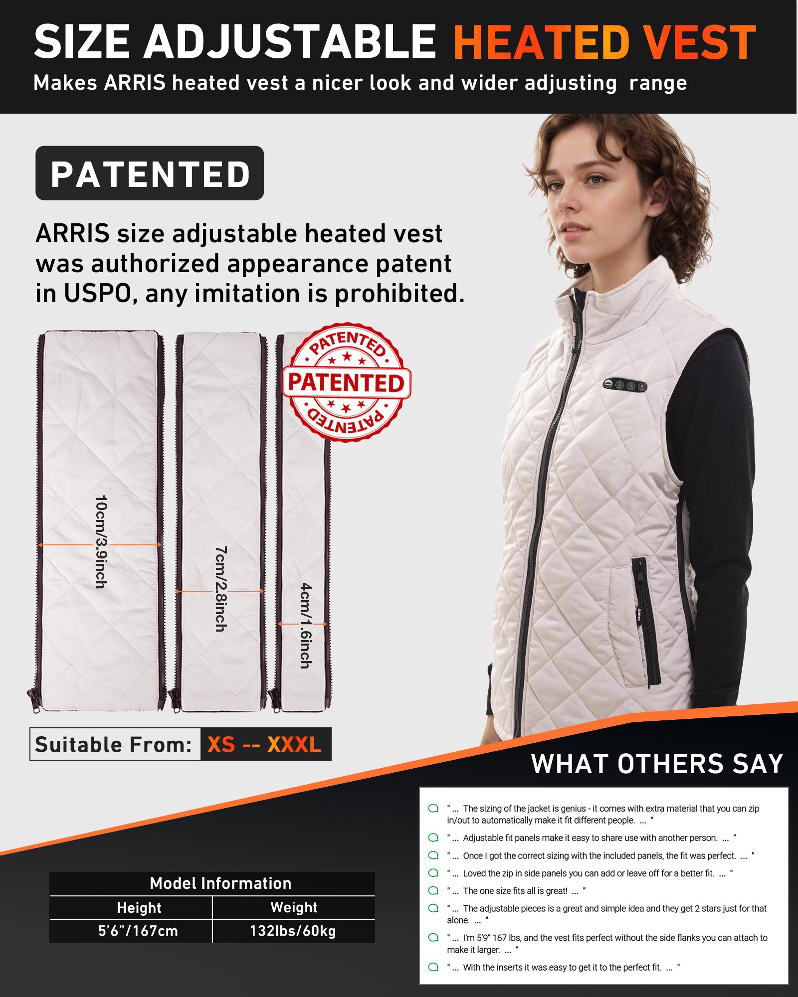 ARRIS HEATED VEST ON SALE
