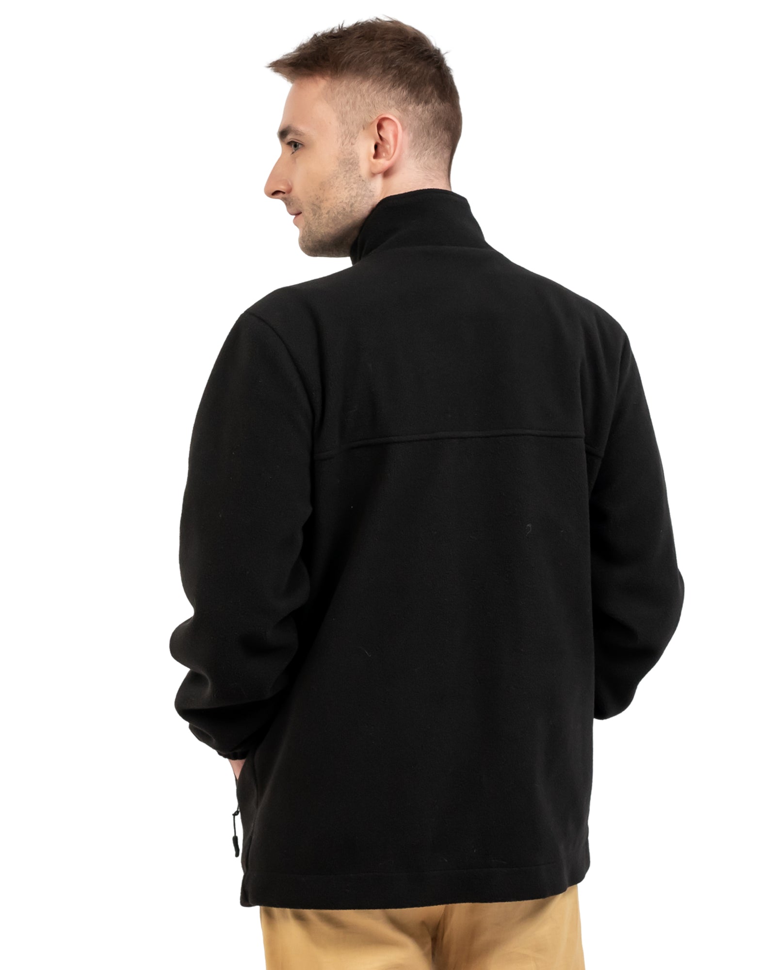 back side of ARRIS fleece heated coat