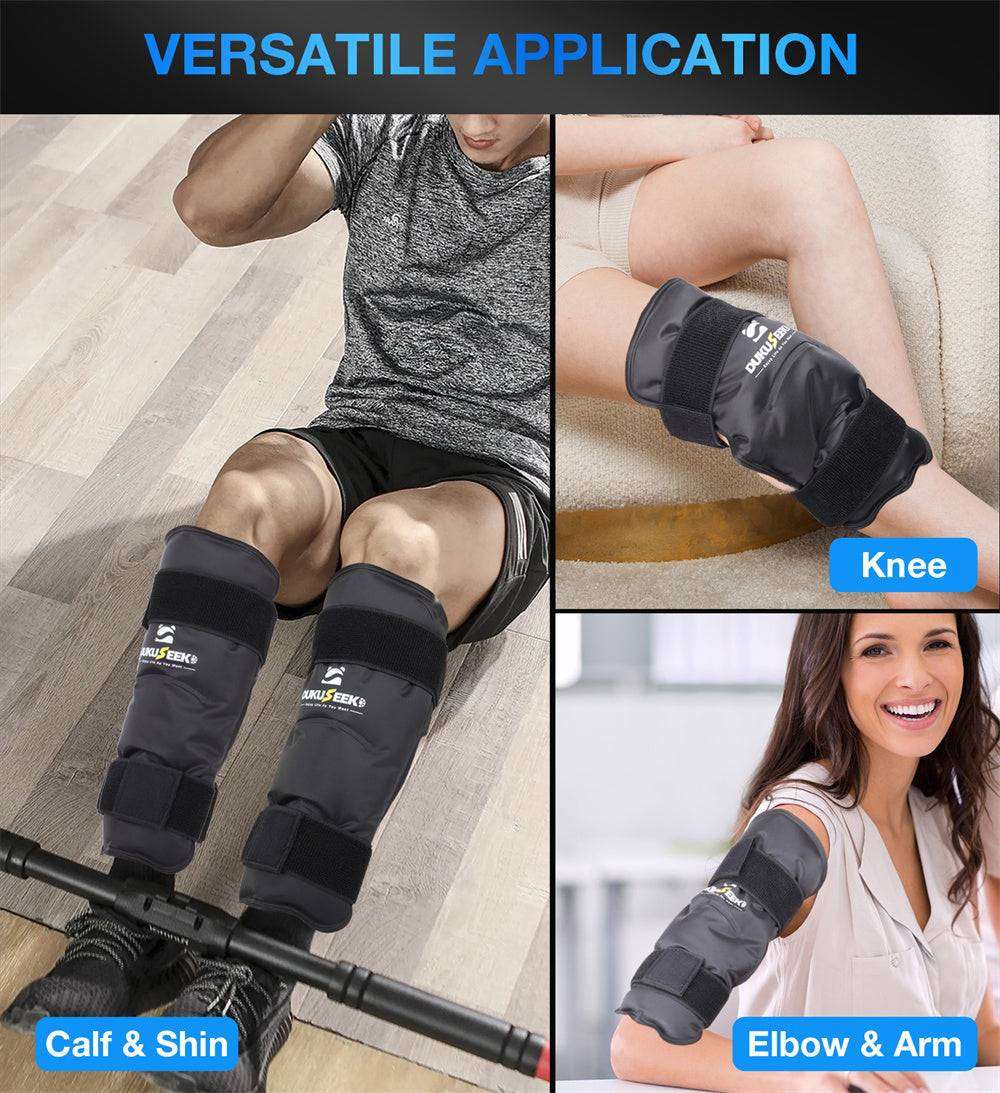 DUKUSEEK shin ice pack for versatile application