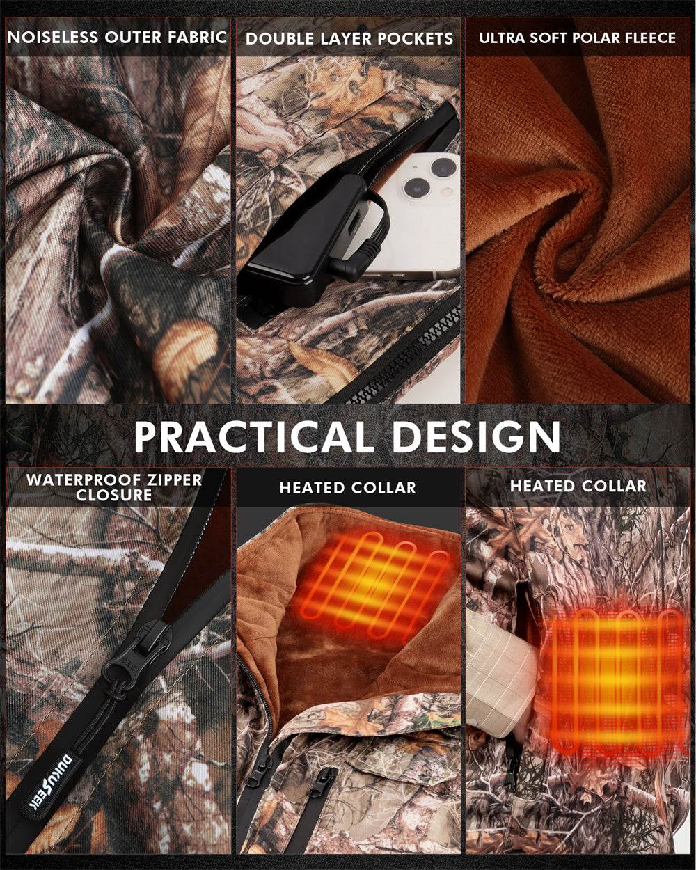 2023 best selling heated camo vest