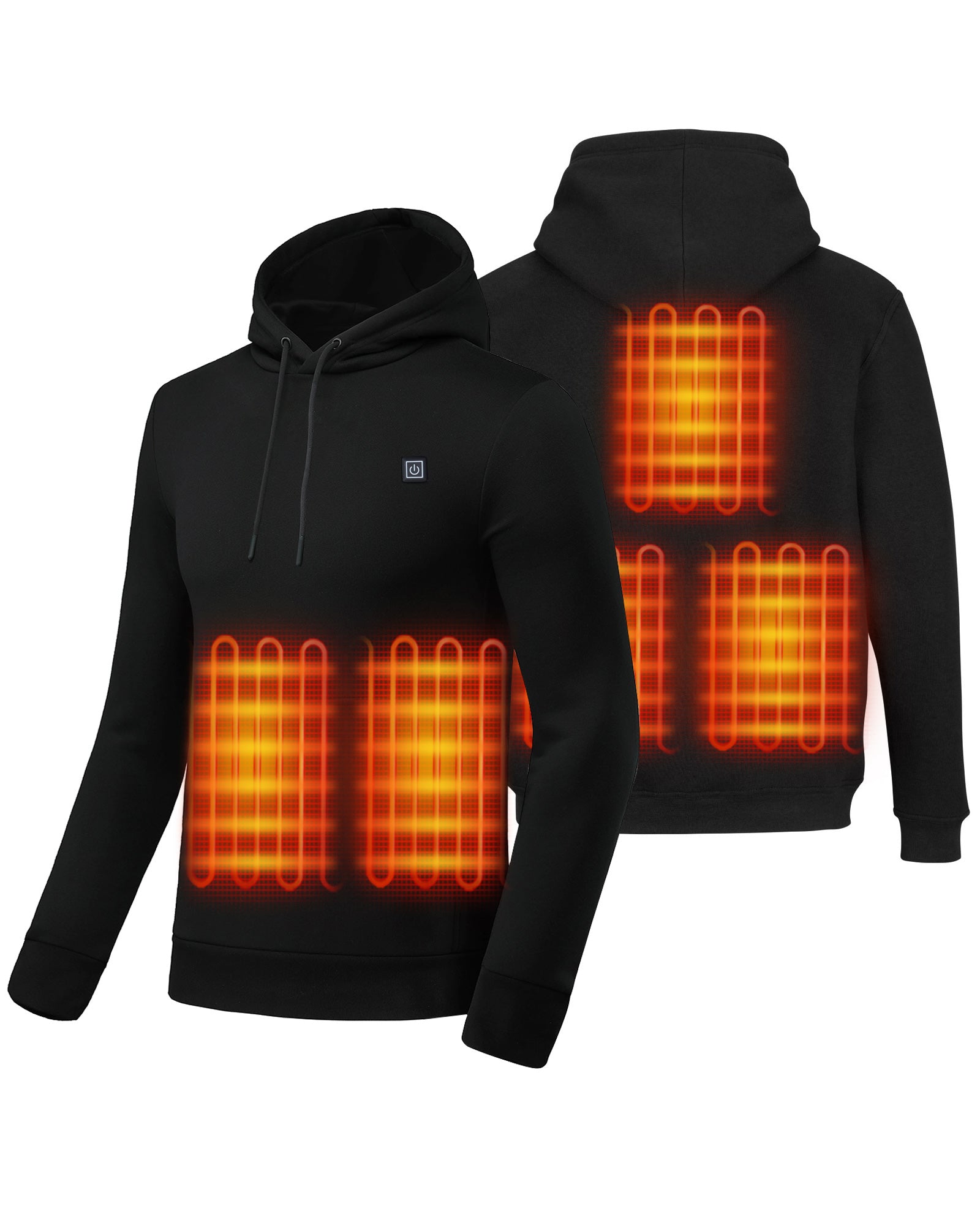 ARRIS Heated Hoodie Pullover Hoodie for Men with a 5V 10000mAh Rechargable Battery
