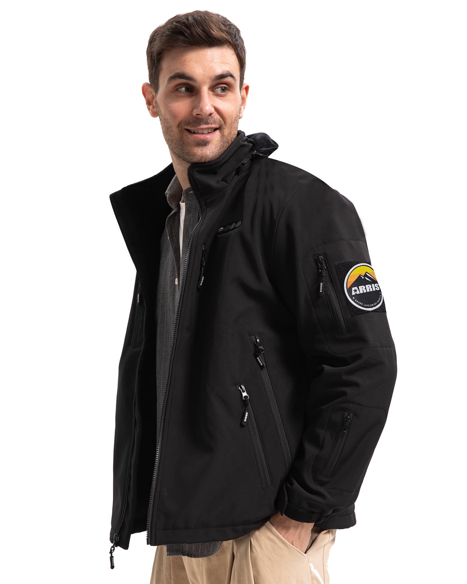 NEW ARRIS 12V Graphene Heated Softshell Jacket for Men