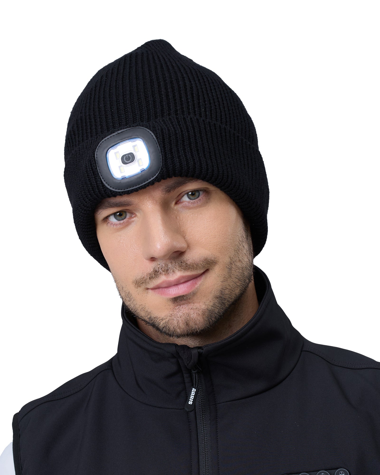 ARRIS Rechargable Heated Hat with Led light