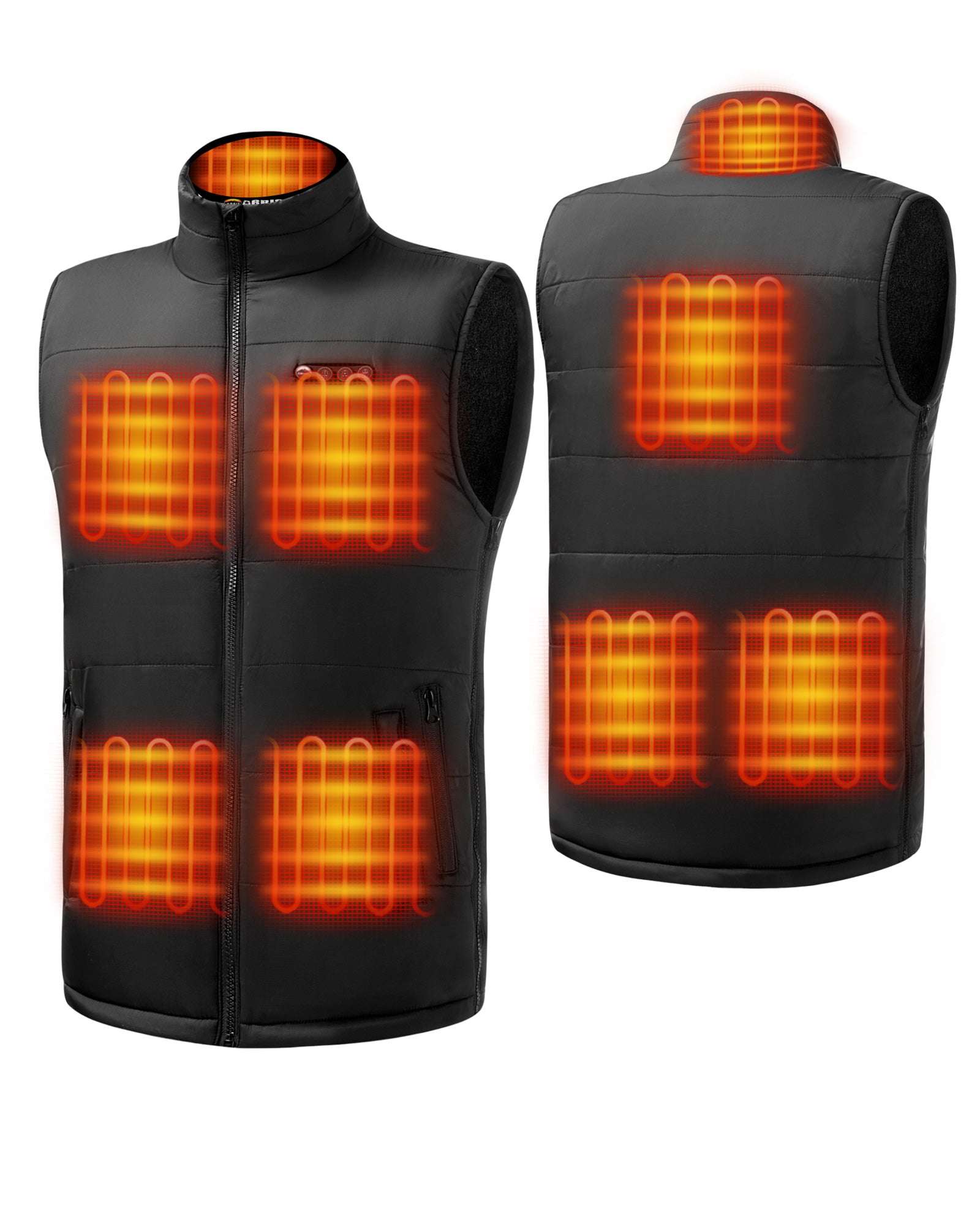 ARRIS 12V Graphene-Enhanced Heated Vest with Patented Size Adjustable Design, Electric Heating Vest with Battery for Men and Women