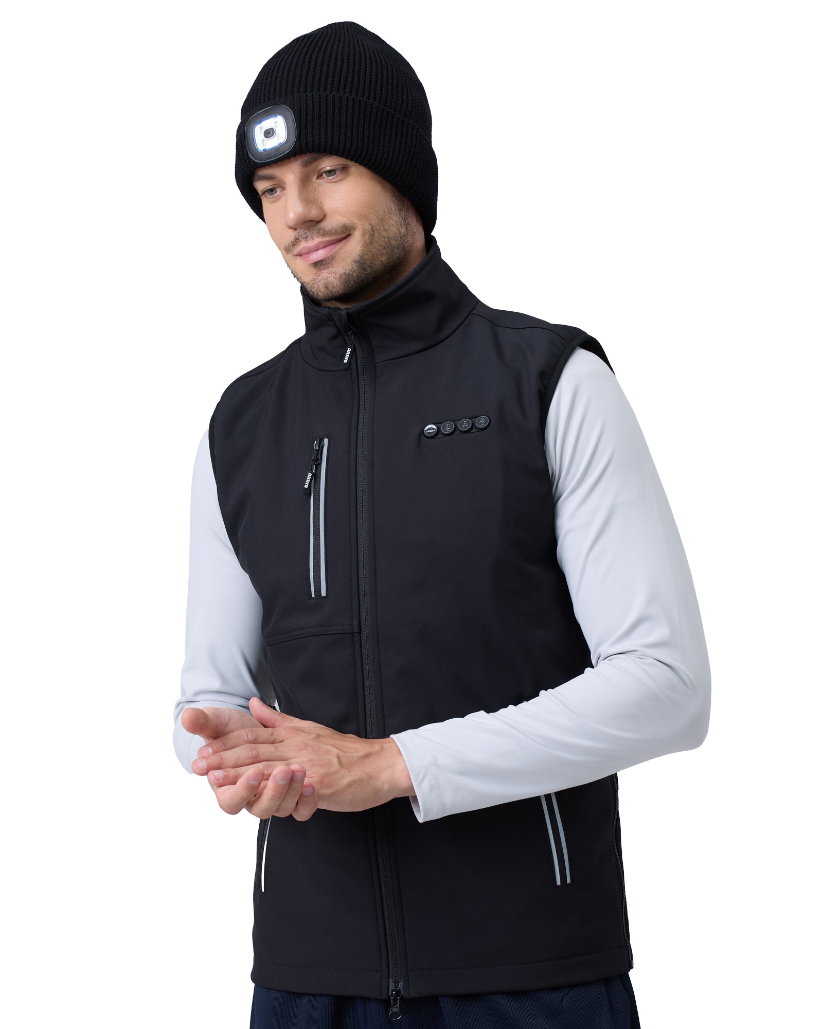ARRIS Heated Vest for Golf 7.4V Electric Battery Powered Softshell Vest for Men
