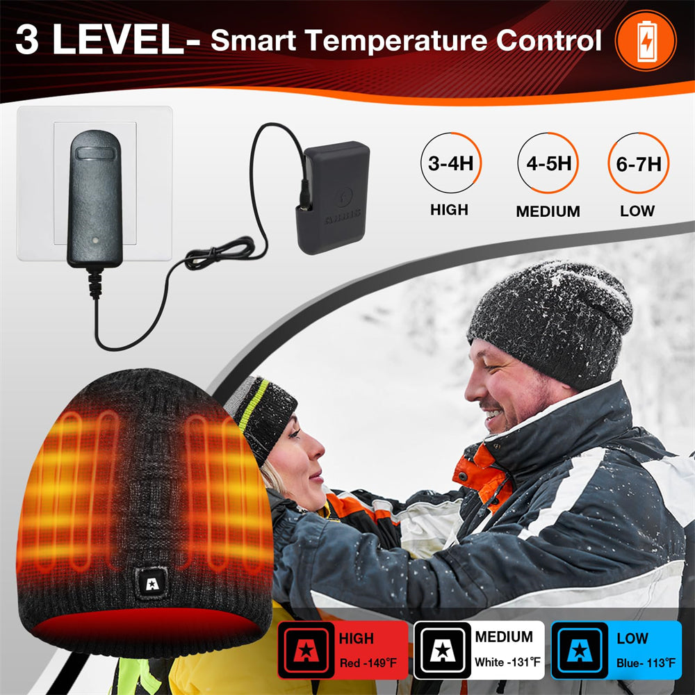 3 levels smart temperature control from 113°F to 149°F