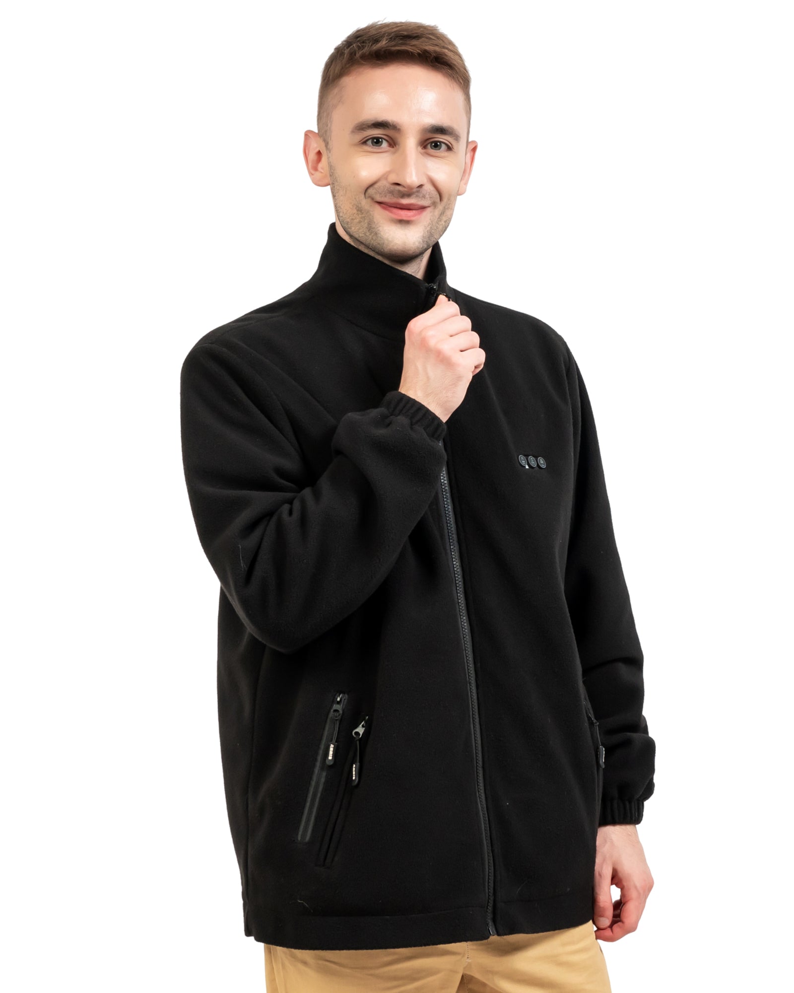 warm coats that are heated by power bank