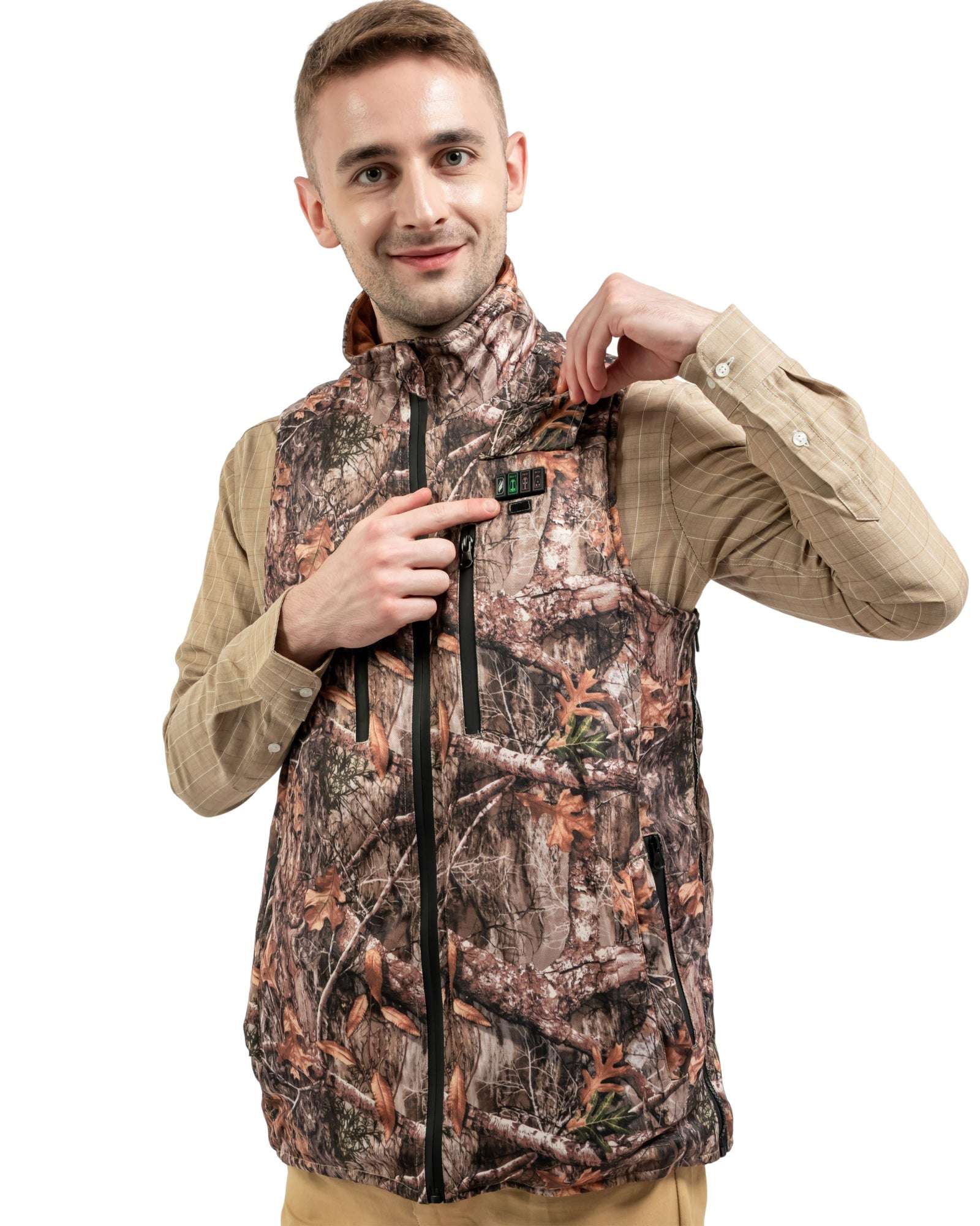 hided heating control buttons