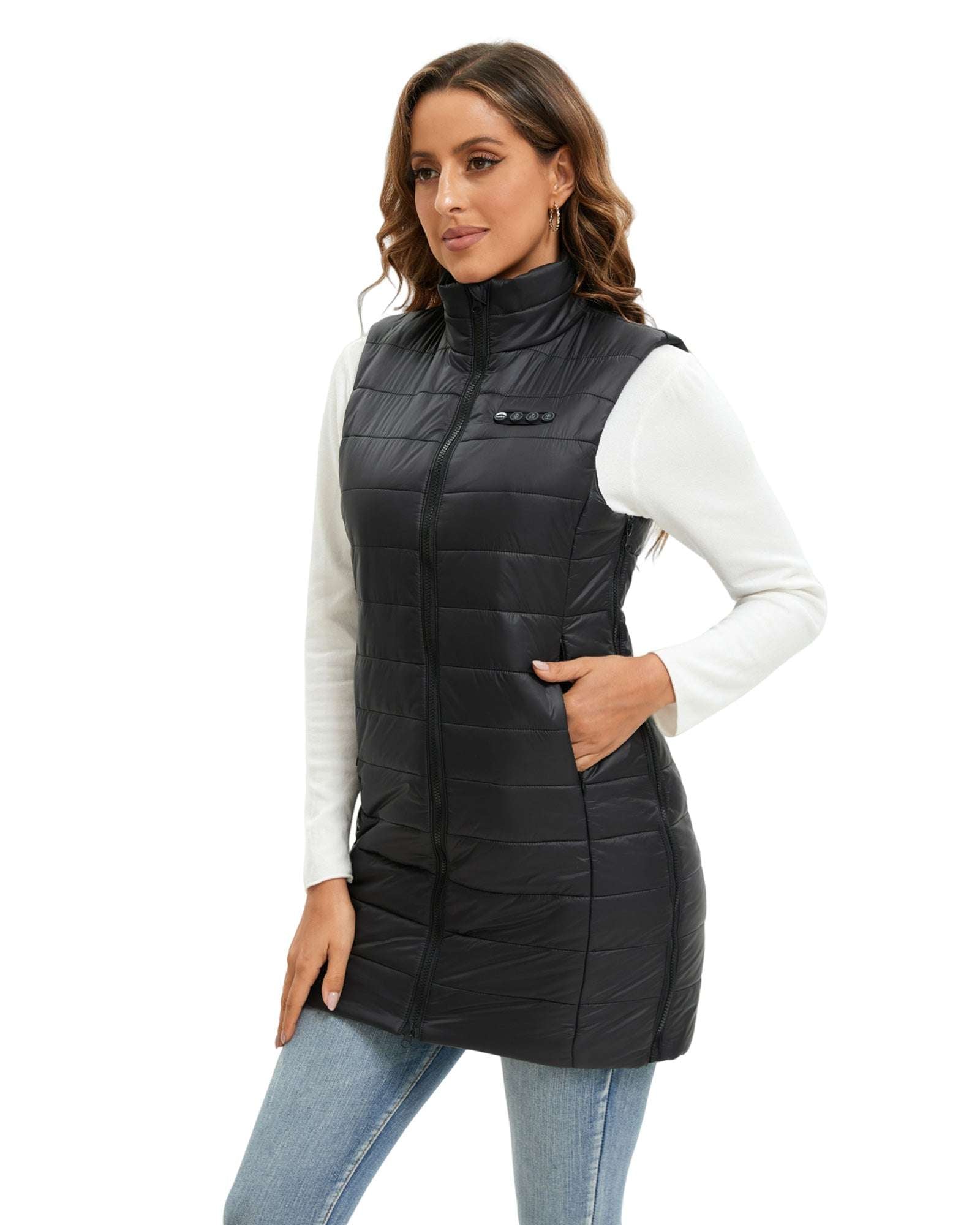 New release long heated vest