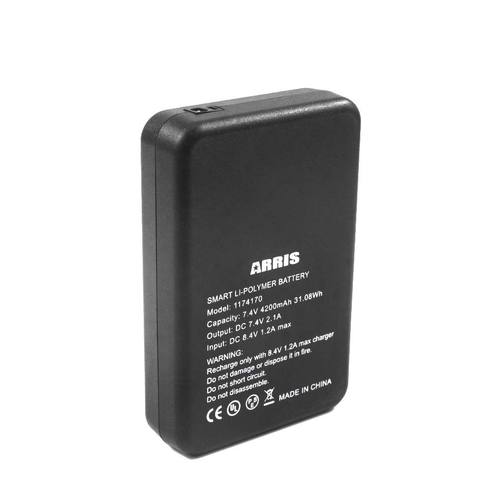 ARRIS 7.4V 4200Mah Rechargeable Battery for Heating Waist Belt or Heated Knee Wrap