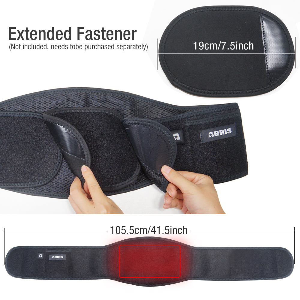 ARRIS Heating Waist Belt/Heated BackStraps for Back Pain Relief with Battery