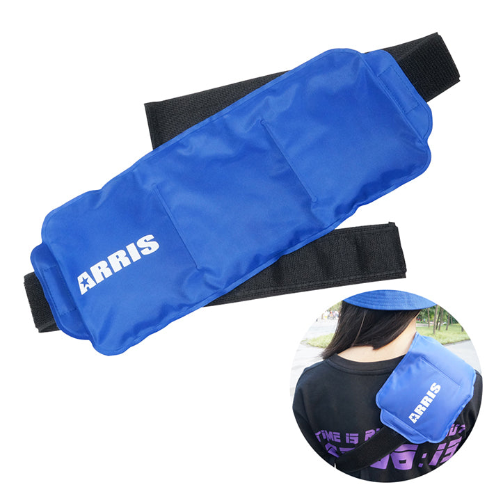 Arris Ice Packs for Waist Injuries Reusable Small Hot Cold Therapy Gel Ice Pack with Adjustable Strap for Pain Relief XA0022