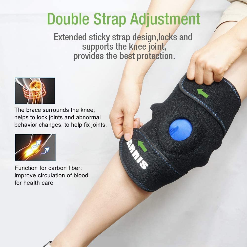 ARRIS Ice Pack for Knee Injuries, Reusable Knee Wrap Ice Knee Brace