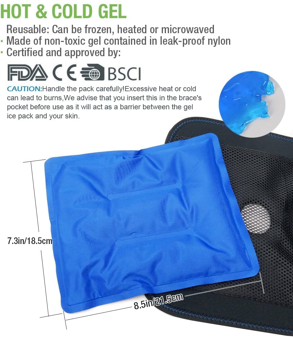 ARRIS Ice Pack for Knee Injuries, Reusable Knee Wrap Ice Knee Brace