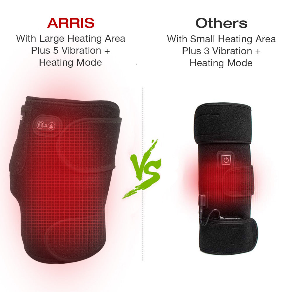 ARRIS 7.4V 4200mah Battery Heating Knee Pad with Massage Vibration motor