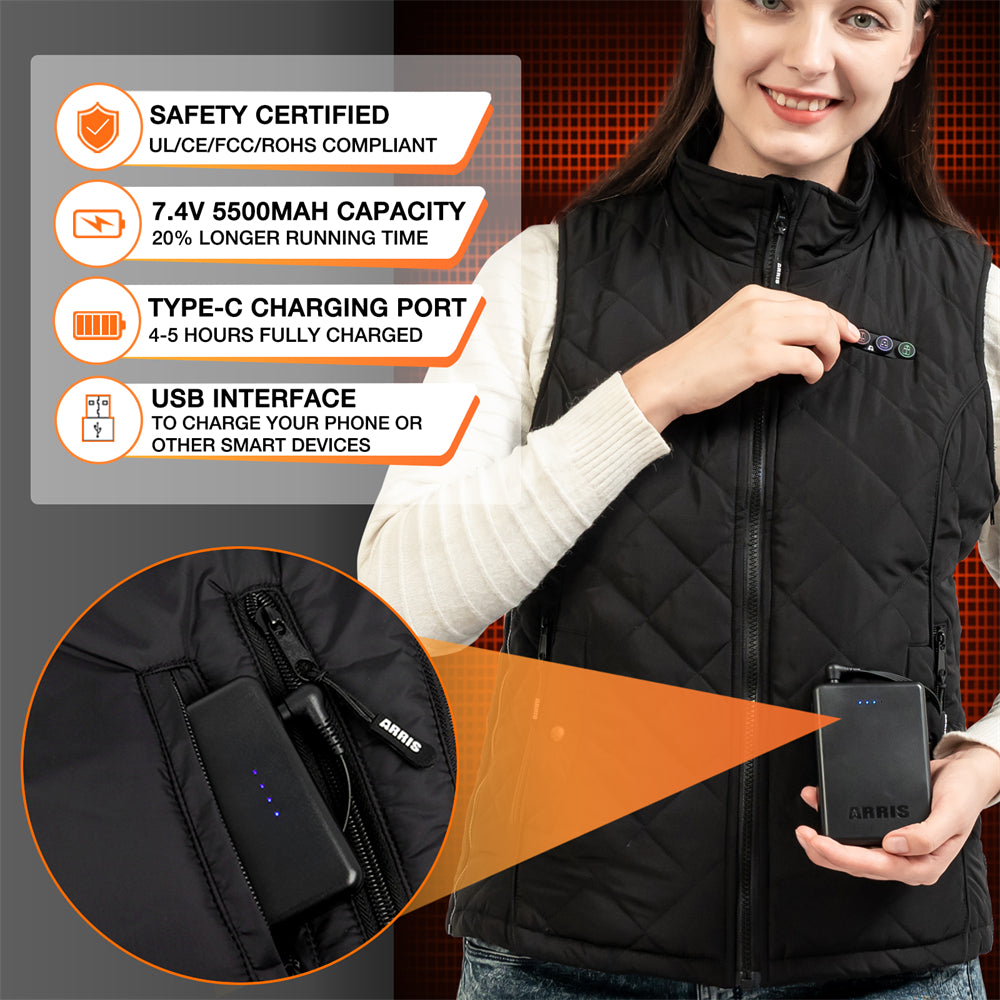 classic black vest
