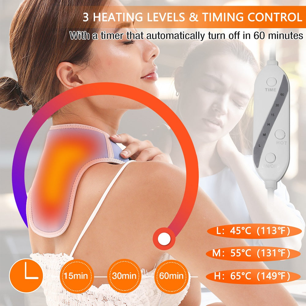 3 heating levels & timing control