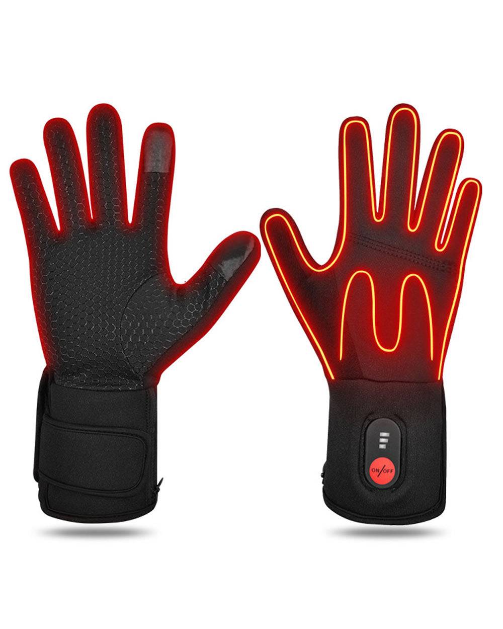 ARRIS Cycling Heated Gloves Finger Touchscreen Thin Electric Gloves for Bike, Glof, Skiing