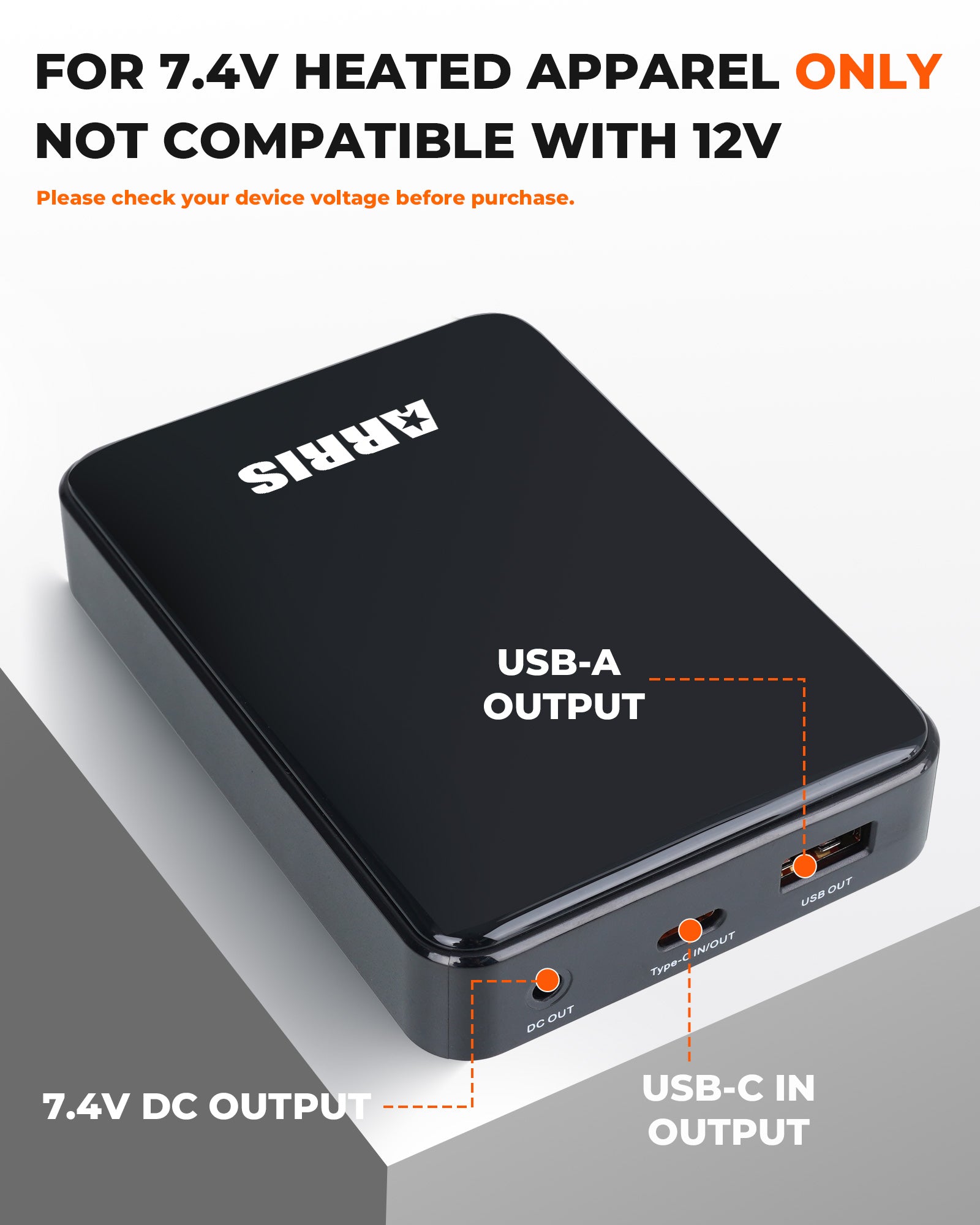 ARRIS HEATED JACKET BATTERY