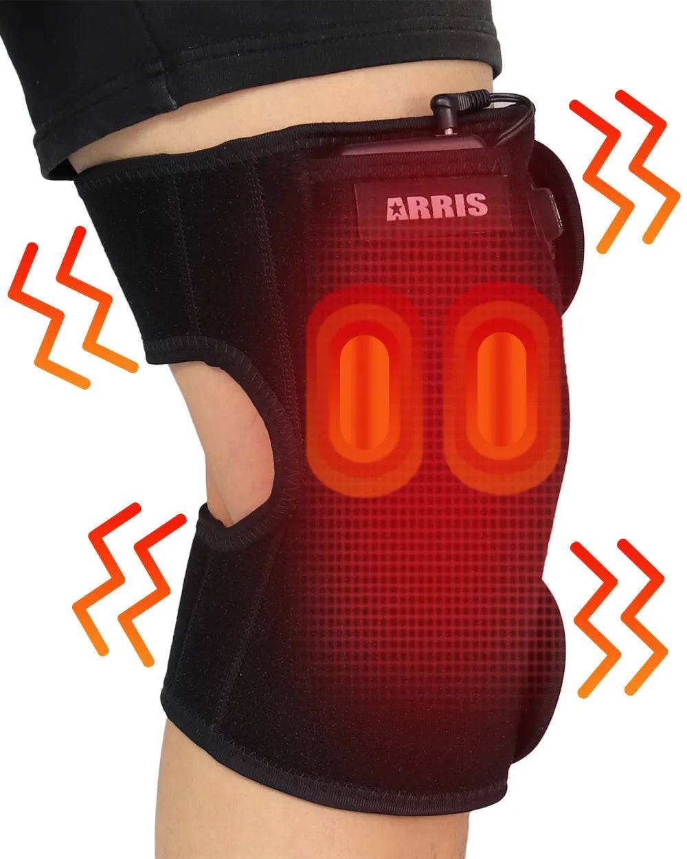 ARRIS 7.4V 5000mah Battery Heating Knee Pad with Massage Vibration motor