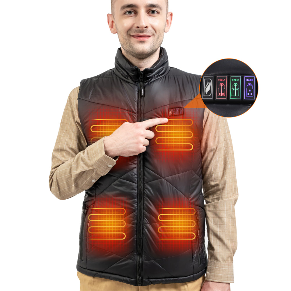 DUKUSEEK lightweight heated vest for men