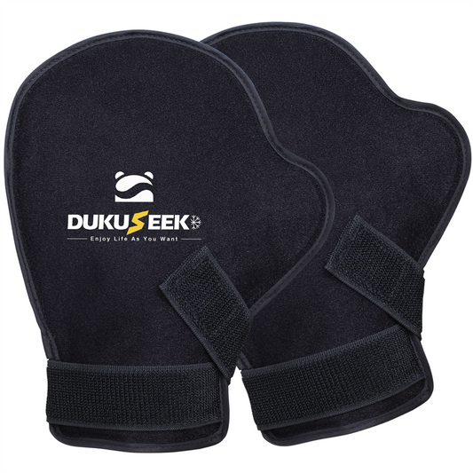 DUKUSEEK Hand Ice Pack Ice Gloves for Pain Relief, Cold Gloves for Chemotherapy Neuropathy, Gel Ice Mittens Hot Cold Therapy for Rheumatoid Arthritis, Injuries, Carpal Tunnel Relief, Hands Surgery - 2 Pack