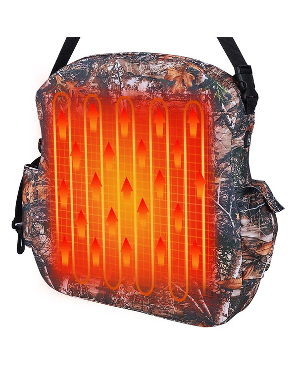 DUKUSEEK Heated Seat Cushion Electric Seat Warmer 3 Temp Settings for Hunting Ice Fishing Outdoor Activities