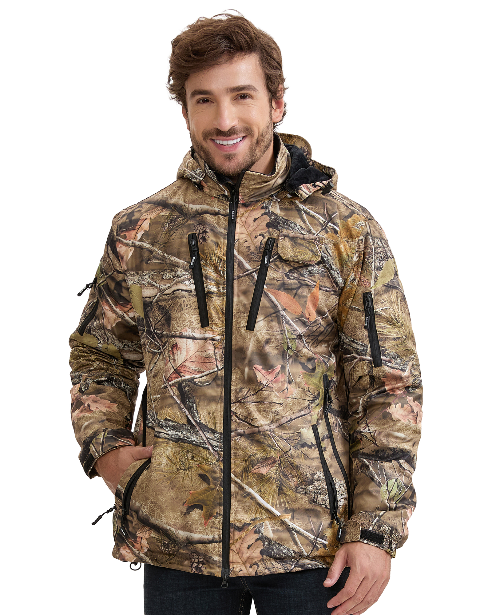 ARRIS Camo Heated Jacket for Hunting, Fishing & Outdoor Work