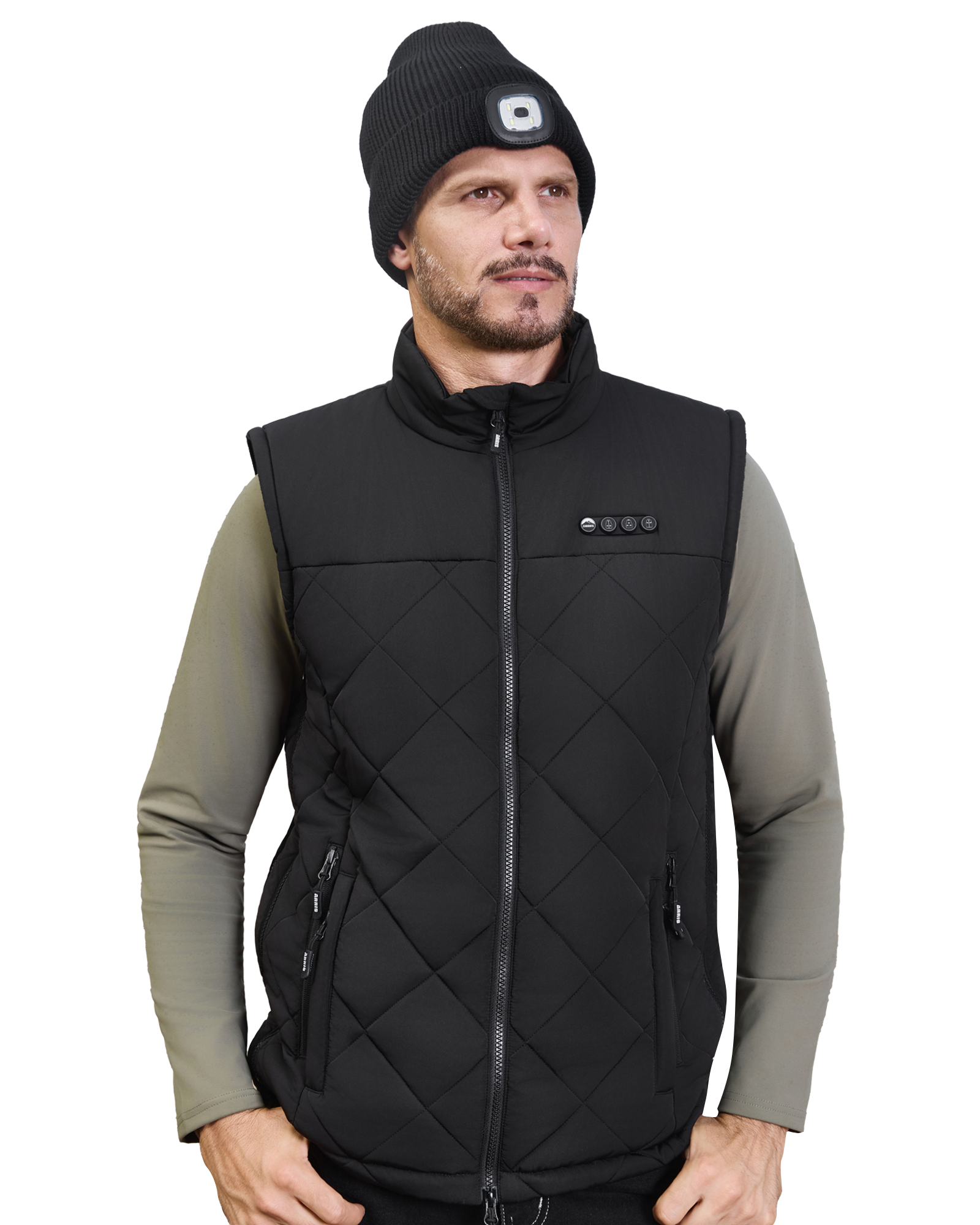ARRIS 12V Heated Vest with Patented Size Adjustable Design