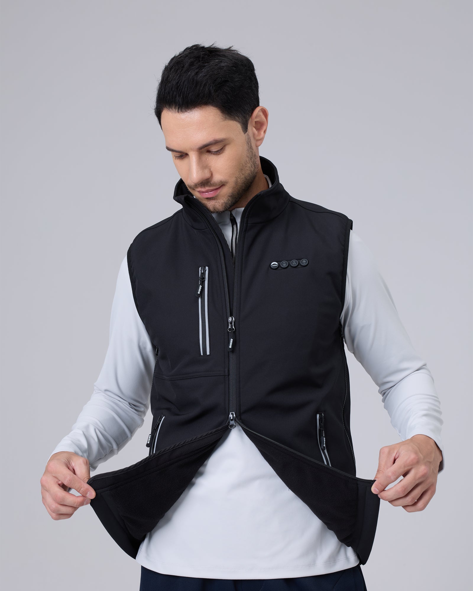 ARRIS Golf Heated Vest for Men – 8 Heating Zones Softshell Performance Vest