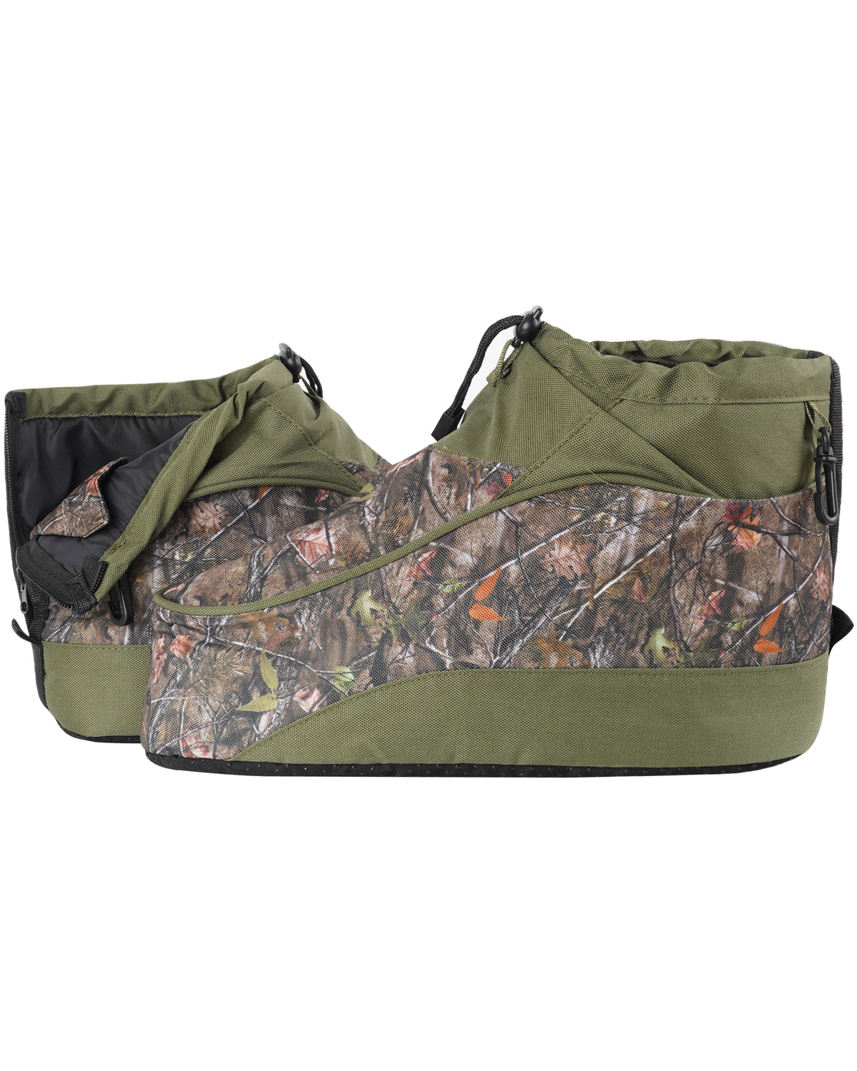 Insulated Hunting Boot Covers, Camo Over Boot Warmers with Warmer Pocket
