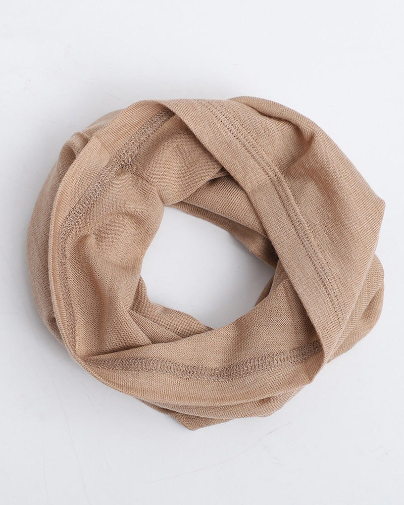 100% Merino Wool Neck Gaiter – Lightweight Seamless Face Cover & Neck Warmer