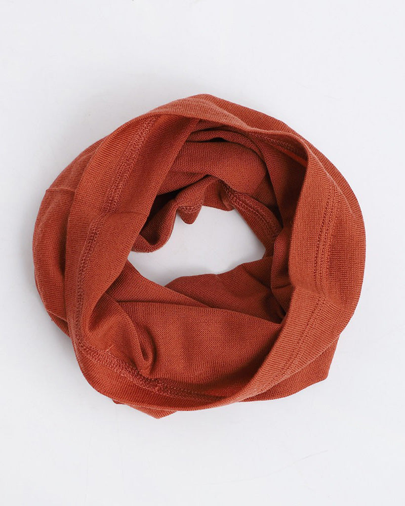 100% Merino Wool Neck Gaiter – Lightweight Seamless Face Cover & Neck Warmer