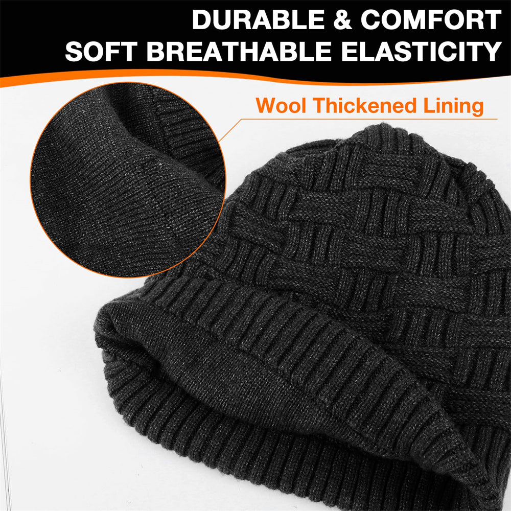 Wool thickened lining, durable & comfort