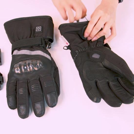 DUKUSEEK heated motorcycle gloves